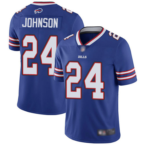 Men Buffalo Bills #24 Taron Johnson Royal Blue Team Color Vapor Untouchable Limited Player NFL Jersey